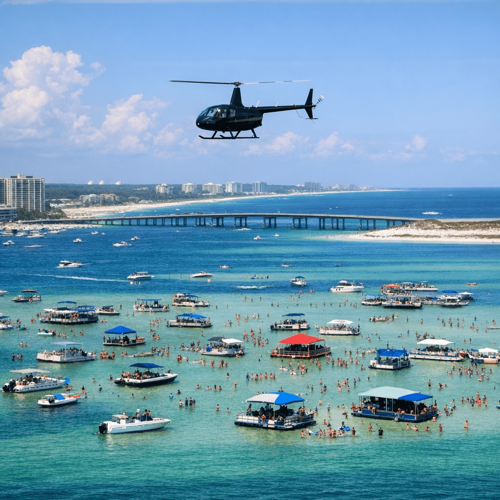 Crab Island Helicopter Rides