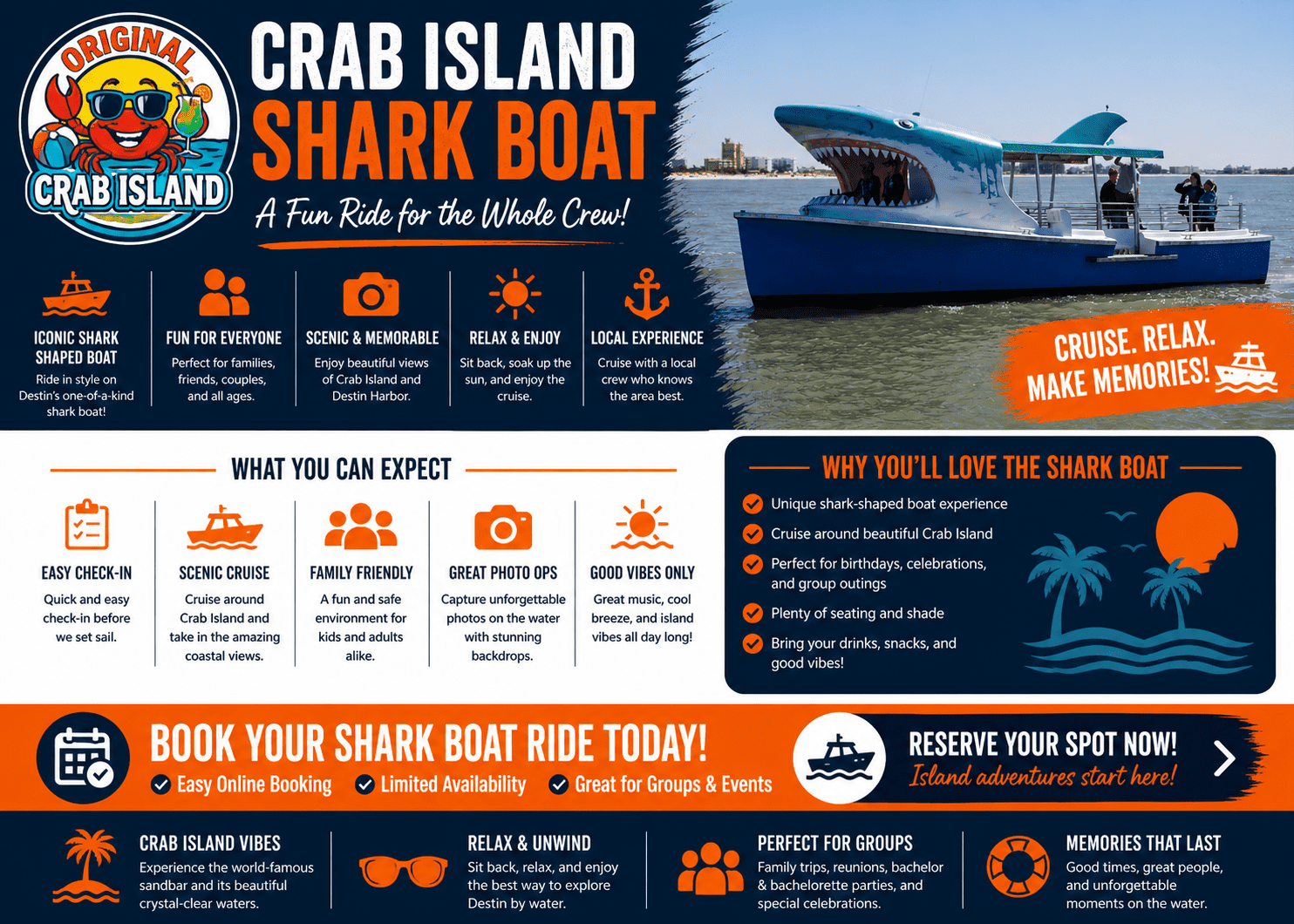 Destin Shark Boat